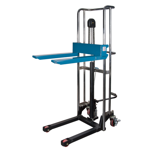 Gerbeur hydraulique &agrave; plateforme, M&eacute;canisme Pompe au pied, Capacit&eacute; de 880 lb, Levage max de 60" Seagulf Marine Industries Inc.