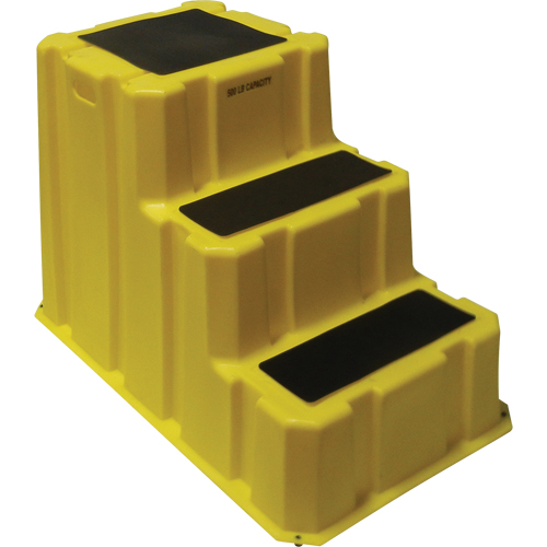 Nestable Industrial Step Stools, 3 Steps, 42" x 25-3/4" x 29" High Seagulf Marine Industries Inc.