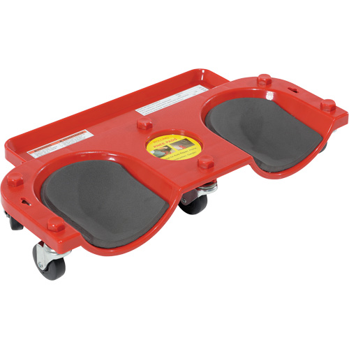 Socle roulant pour les genoux, Plastique, Rouge, Capacit&eacute; 350 lb Seagulf Marine Industries Inc.