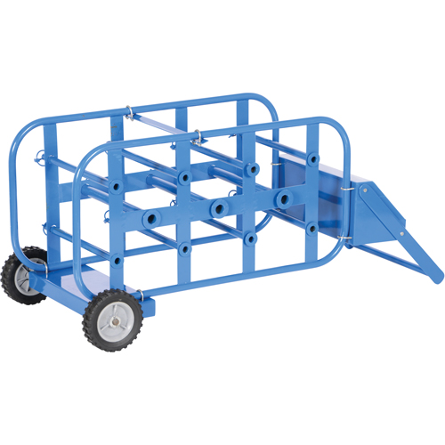 Portable Wire Reel Caddy, Steel, 11 Rod, 19-1/2" W x 43-1/4" H x 17-1/2" D, 150 lbs. Capacity Seagulf Marine Industries Inc.