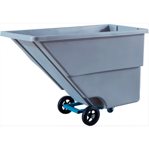 Chariot basculeur en acier, Poly&eacute;thyl&egrave;ne, 0,625 vg³, Capacit&eacute; de charge de 500 lb Seagulf Marine Industries Inc.