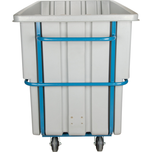 Chariot basculeur en acier, Poly&eacute;thyl&egrave;ne, 1,1 vg³, Capacit&eacute; de charge de 2000 lb Seagulf Marine Industries Inc.