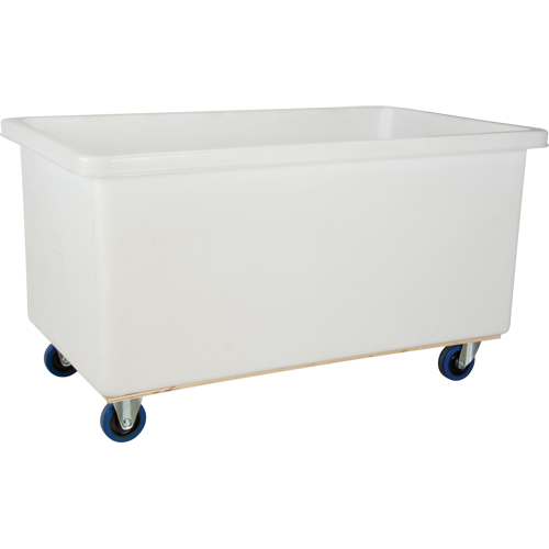 Straight Wall Box Truck, White Polyethylene, 57" L x 34" W x 33" H, 22 cu. ft. Volume, 600 lbs. Capacity Seagulf Marine Industries Inc.
