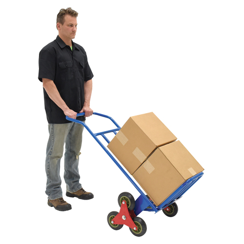 Stair Climbing Hand Truck, Steel Frame, 24" W x 45-3/4" H, 300 lbs. Capacity Seagulf Marine Industries Inc.