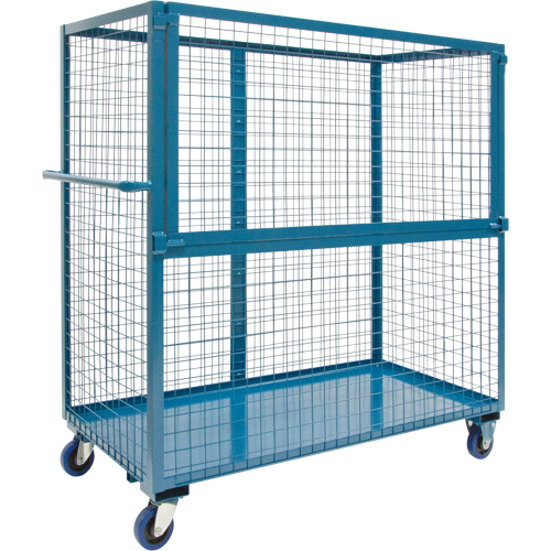 Wire Mesh Stock Truck, Steel, 24" x 55" x 36", 2400 lbs. Capacity Seagulf Marine Industries Inc.