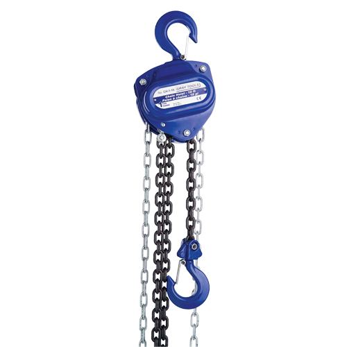 Chain Hoist, 20' Lift, 3000 lbs. (1.5 tons) Capacity, Load Chain Grade 80 Chain Seagulf Marine Industries Inc.
