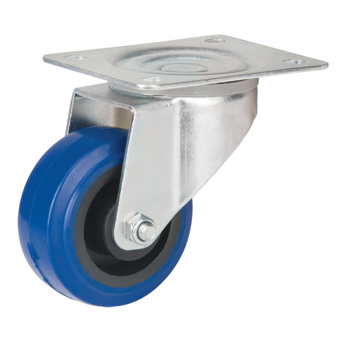 Roulette bleue, Pivotant, 3" (76 mm), Caoutchouc, 285 lb (129 kg) Seagulf Marine Industries Inc.