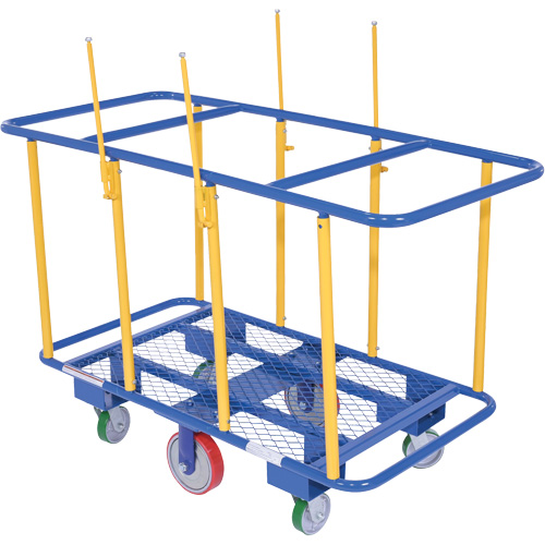 Chariot horizontal pour panneaux, 63-7/16" x 28-1/2" x 40-15/16", Capacit&eacute; 2000 lb Seagulf Marine Industries Inc.