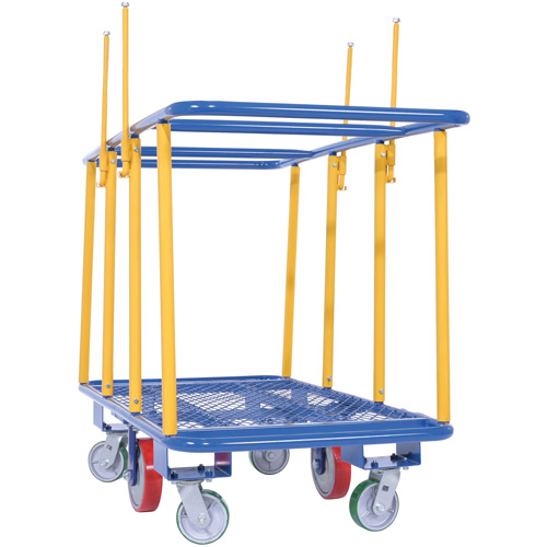 Chariot horizontal pour panneaux, 63-7/16" x 28-1/2" x 40-15/16", Capacit&eacute; 2000 lb Seagulf Marine Industries Inc.