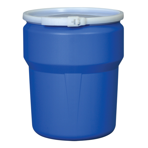 Nestable Polyethylene Drum, 10 US gal (8.33 imp. gal.), Open Top, Blue Seagulf Marine Industries Inc.