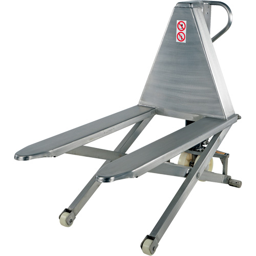 Table &eacute;l&eacute;vatrice de palettes, 45" lo x 26-3/4" la, Acier inoxydable, Capacit&eacute; de 2000 lb Seagulf Marine Industries Inc.