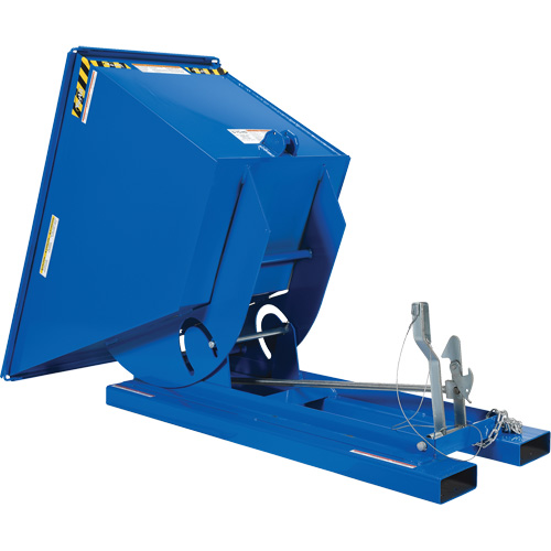 Self-Dumping Hopper, Steel, 3/4 cu.yd., Blue Seagulf Marine Industries Inc.