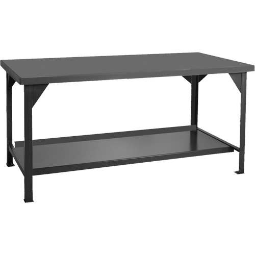 Heavy-Duty Workbench, 48" W x 30" D x 34" H, 4000 lbs. Capacity Seagulf Marine Industries Inc.