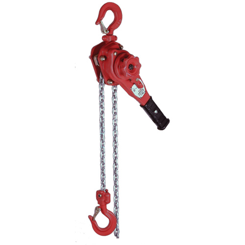 VQ Series Super Light Lever Hoist, 10' Lift, 2300 lbs. (1.6 tons) Capacity, Zinc Chain Seagulf Marine Industries Inc.