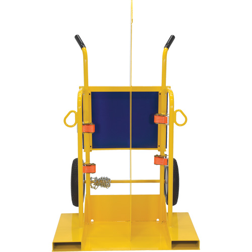 Welding Cylinder Torch Cart, Foam-Filled Wheels, 24" W x 19-1/2" L Base, 500 lbs. Seagulf Marine Industries Inc.