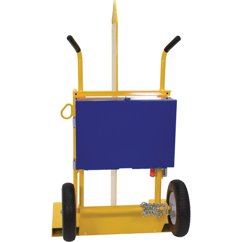 Welding Cylinder Torch Cart, Foam-Filled Wheels, 24" W x 19-1/2" L Base, 500 lbs. Seagulf Marine Industries Inc.
