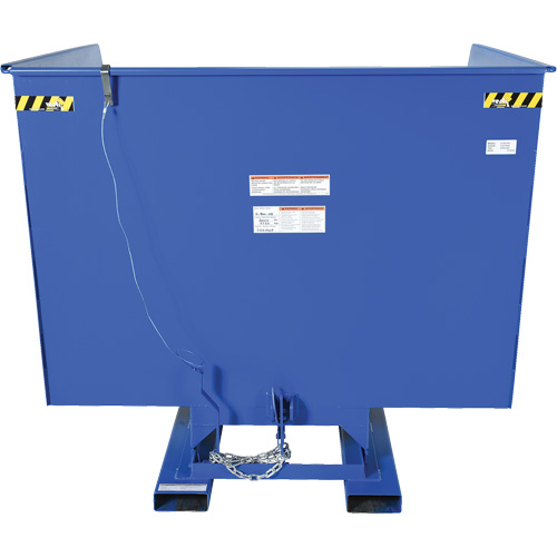 Self-Dumping Hopper, Steel, 4 cu.yd., Blue Seagulf Marine Industries Inc.