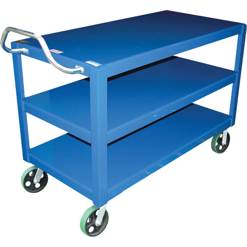 Ergo-Handle Cart, 4000 lbs. Capacity, Steel, 24-1/2" W x 41" H x 54-7/8" D, Lip Down Seagulf Marine Industries Inc.