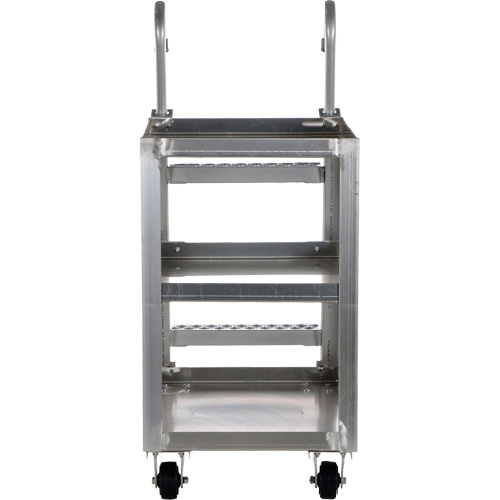 Chariot de pr&eacute;l&egrave;vement de stock, Aluminium, 21-7/8" la x 40" p, 3 tablettes, Capacit&eacute; 660 lb Seagulf Marine Industries Inc.