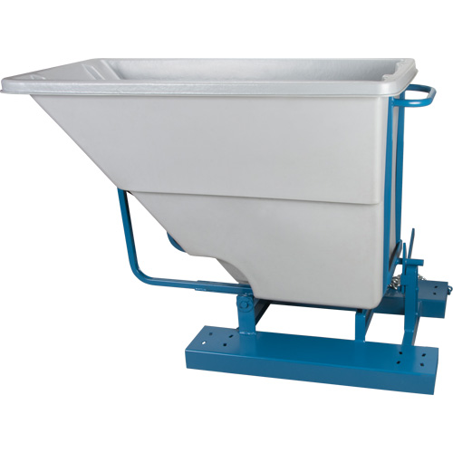 Self-Dumping Hopper, Polyethylene, 5/8 cu.yd., Grey Seagulf Marine Industries Inc.