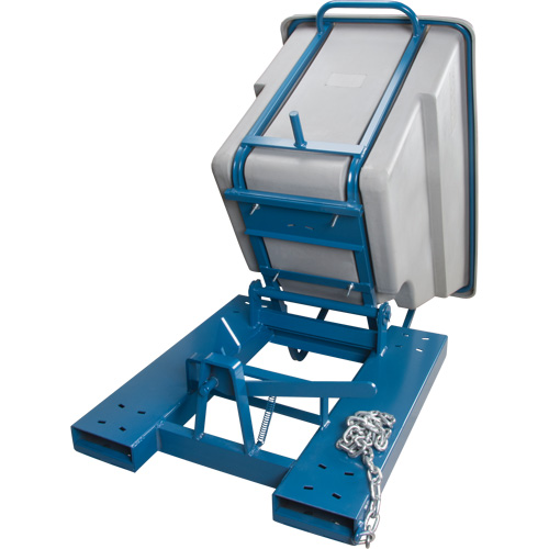 Self-Dumping Hopper, Polyethylene, 5/8 cu.yd., Grey Seagulf Marine Industries Inc.