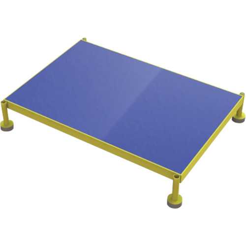 Adjustable Height One-Step Work Platform, 24" W x 36" D, 800 lbs. Capacity, All-Welded Seagulf Marine Industries Inc.