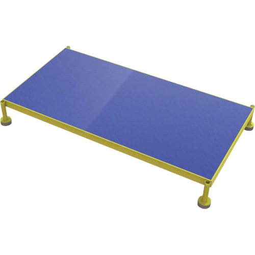 Adjustable Height One-Step Work Platform, 24" W x 48" D, 800 lbs. Capacity, All-Welded Seagulf Marine Industries Inc.
