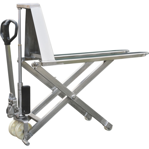 Chariot &eacute;l&eacute;vateur &agrave; ciseaux Eco, 45" lo x 21" la, Acier inoxydable, Capacit&eacute; de 2200 lb Seagulf Marine Industries Inc.