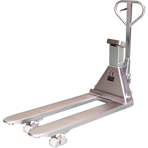 Eco Weigh-Scale Pallet Truck, 48" L x 27" W, 4400 lbs. Cap. Seagulf Marine Industries Inc.