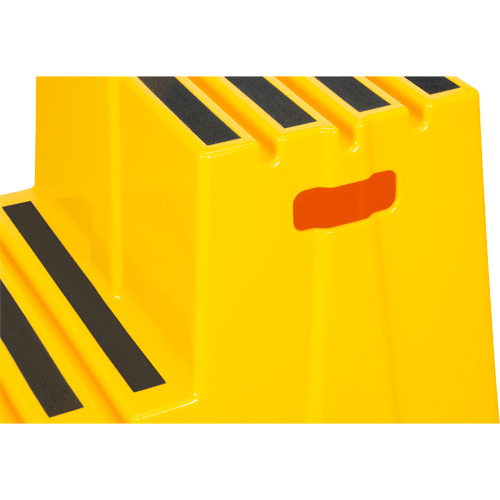 Industrial Step Stool, 2 Steps, 26" x 22-7/16" x 19-11/16" High Seagulf Marine Industries Inc.