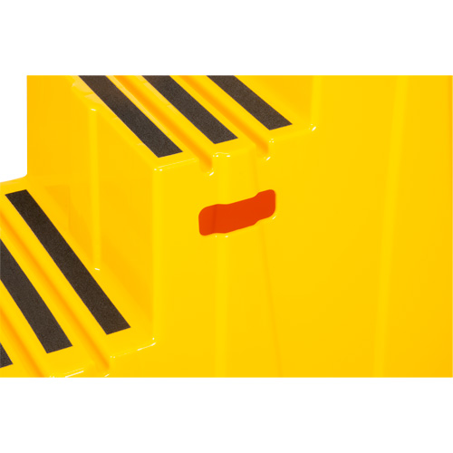 Industrial Step Stool, 3 Steps, 34-13/16" x 22-7/16" x 28-1/2" High Seagulf Marine Industries Inc.