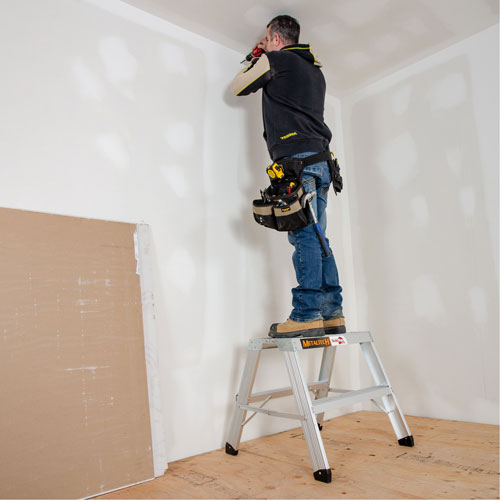 Portable Work-Stand Saw Horse, Aluminum Frame, 12-1/4" D x 24" H Seagulf Marine Industries Inc.