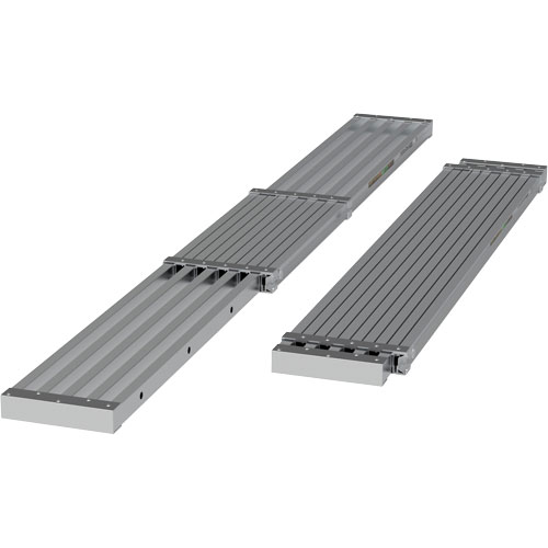 Telescoping Work Plank, 108" W x 12" D, 250 lbs. Capacity, Knocked Down Seagulf Marine Industries Inc.