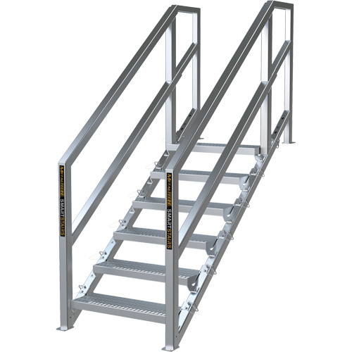 Syst&egrave;me d'escalier modulaire pour la construction de 6-10 marches SmartStairs, 75" ha Seagulf Marine Industries Inc.