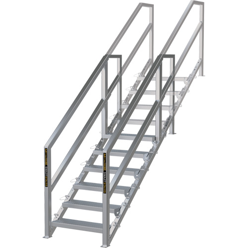 Syst&egrave;me d'escalier modulaire pour la construction de 6-10 marches SmartStairs, 75" ha Seagulf Marine Industries Inc.