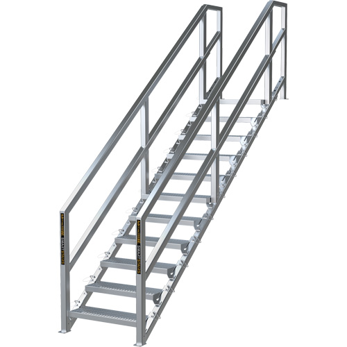 Syst&egrave;me d'escalier modulaire pour la construction de 11-16 marches SmartStairs, 120" ha Seagulf Marine Industries Inc.