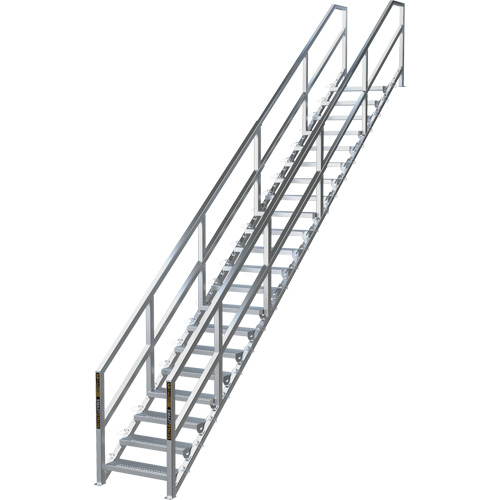 Syst&egrave;me d'escalier modulaire pour la construction de 17-21 marches SmartStairs, 157-1/2" ha Seagulf Marine Industries Inc.