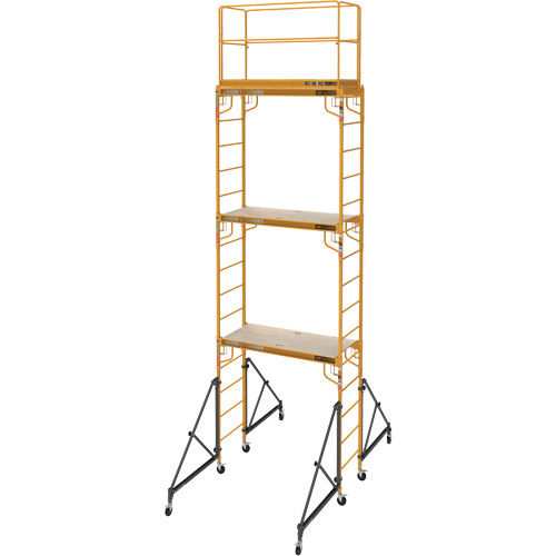 Complete 18' Drywall  Baker Scaffold Tower Set, 122" D x 236" H Seagulf Marine Industries Inc.