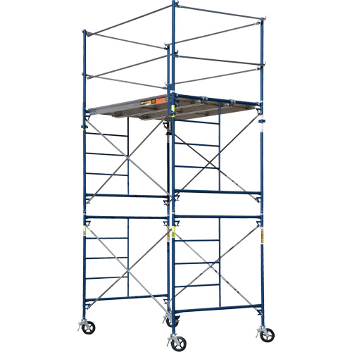 Complete Scaffold Tower with Casters, 69-1/2" D x 178" H Seagulf Marine Industries Inc.