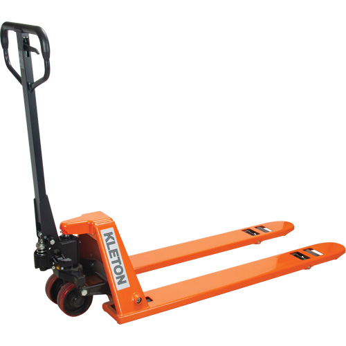 Low Profile Hydraulic Pallet Trucks, 48" L x 20.5" W, 3300 lbs. Cap. Seagulf Marine Industries Inc.