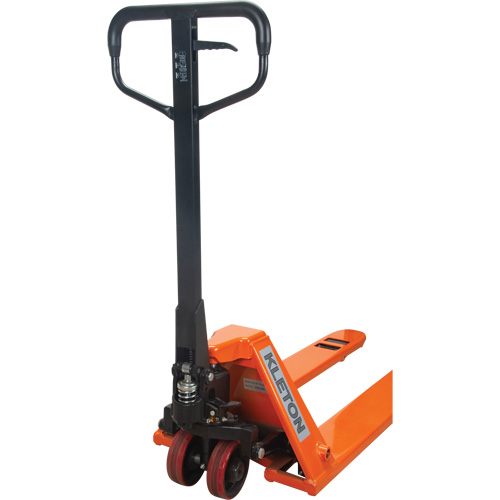 Low Profile Hydraulic Pallet Trucks, 48" L x 20.5" W, 3300 lbs. Cap. Seagulf Marine Industries Inc.