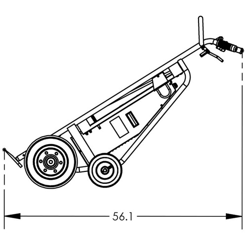 Diable pour baril motoris&eacute; avec roues pneumatiques Seagulf Marine Industries Inc.