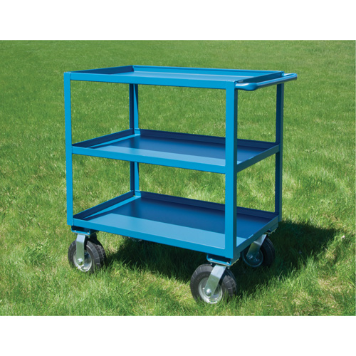 Outdoor Shelf Cart, 3 Tiers, 18" W x 39" H x 33" D, 1200 lbs. Capacity Seagulf Marine Industries Inc.