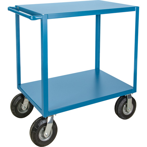 Outdoor Shelf Cart, 2 Tiers, 18" W x 39" H x 33" D, 1200 lbs. Capacity Seagulf Marine Industries Inc.