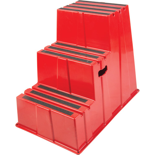 Industrial Step Stool, 3 Steps, 34-13/16" x 22-7/16" x 28-1/2" High Seagulf Marine Industries Inc.