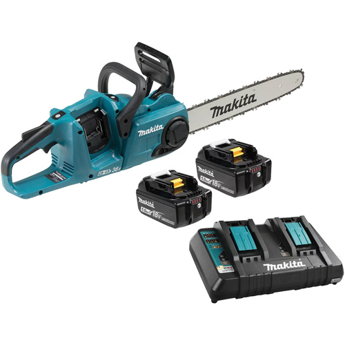 LXT 5.0Ah Brushless Rear Handle Chainsaw Kit, 16", Battery Powered, 36 V Seagulf Marine Industries Inc.