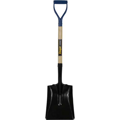 Square Point Shovel, Hardwood, Tempered Steel Blade, D-Grip Handle, 41-1/2" Long Seagulf Marine Industries Inc.
