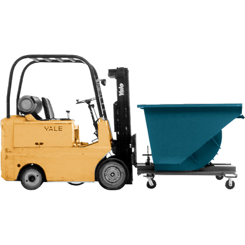 Self-Dumping Hopper, Steel, 1-1/2 cu.yd., Blue Seagulf Marine Industries Inc.