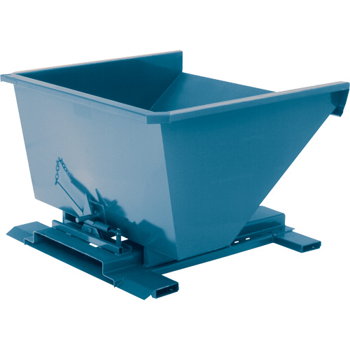 Conteneur autobasculeur, Acier, 3/4 vg³, Bleu Seagulf Marine Industries Inc.