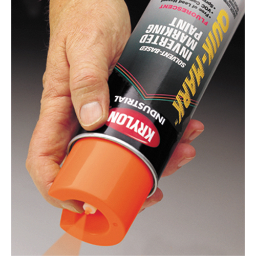 Industrial Quik-Mark Solvent-Based Inverted Marking Paint, 17 oz., Aerosol Can Seagulf Marine Industries Inc.